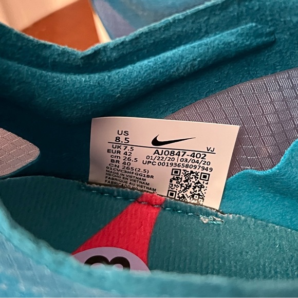 Nike Zoom Victory 5 XC Track & Field Distance Spikes Men’s Size 8.5 AJ0847-402 - Picture 8 of 10